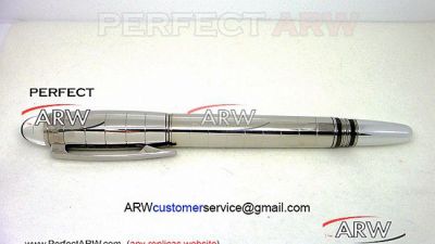 Perfect Replica AAA+ Montblanc Starwalker Square Sliver Cap Sliver Fountain Pen